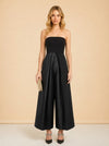 Alden Jumpsuit in Twill & Crepe by Solace London