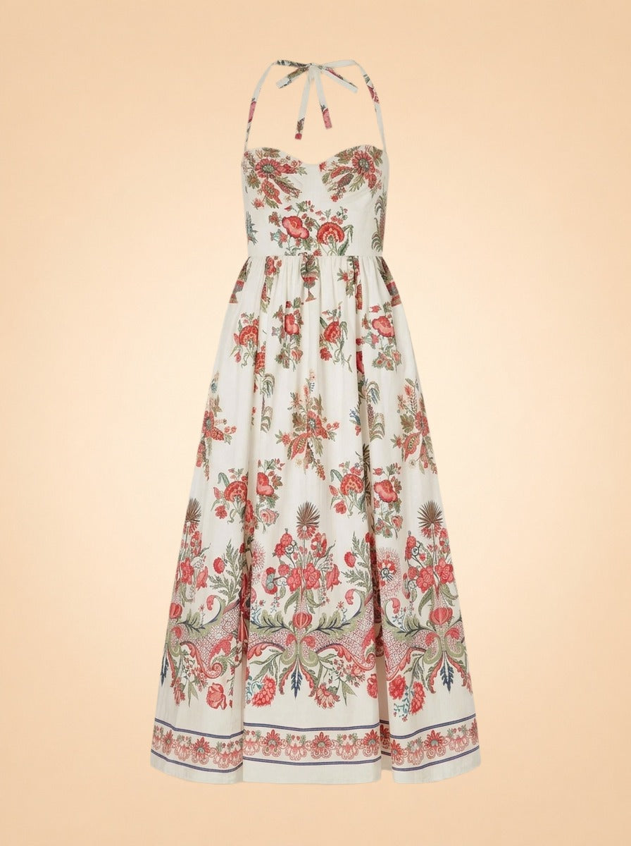 Johanna Chintz Floral-Print Maxi Dress by Emporio Sirenuse