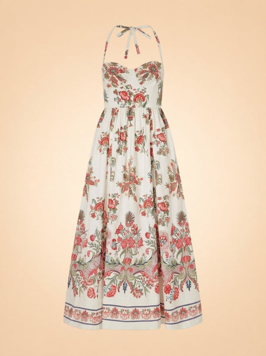 Johanna Chintz Floral-Print Maxi Dress by Emporio Sirenuse