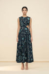 Otoño Relicario Cutout Sleeveless Midi Dress - view 3