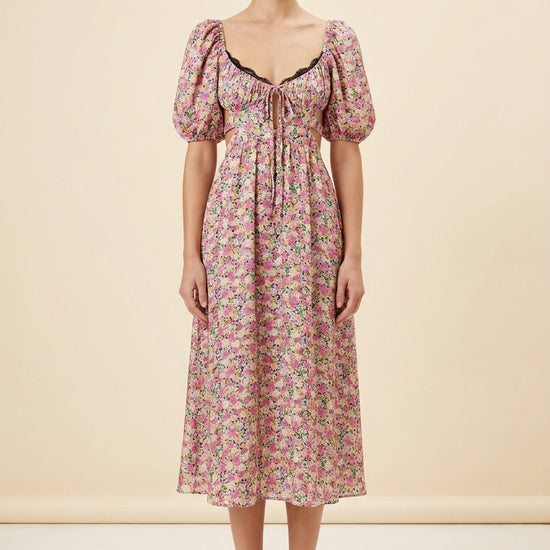 Isadora Midi Dress — on model