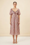 Isadora Midi Dress — on model