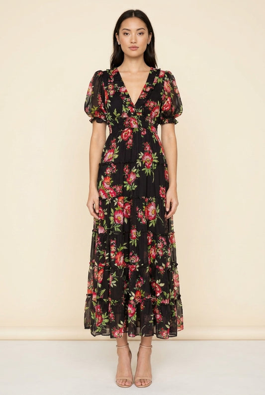 Farrah Dress — on model