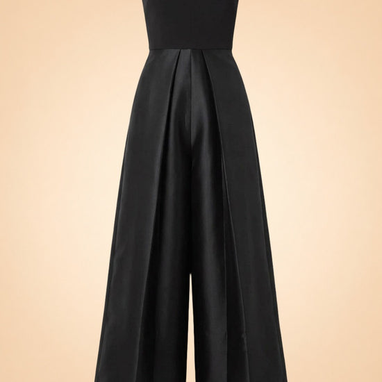 Alden Jumpsuit in Twill & Crepe by Solace London