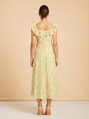 Goldie Ruffle Neck Midi Dress by Zimmermann