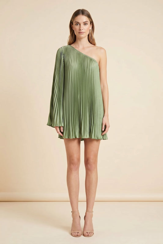 Mozart Mini Dress — on model