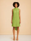 Albee Tie-Neck Mini Dress by Staud