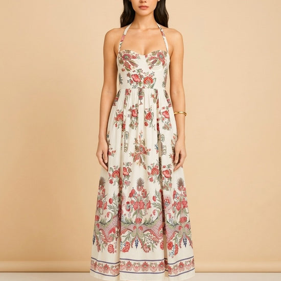 Johanna Chintz Floral-Print Maxi Dress by Emporio Sirenuse