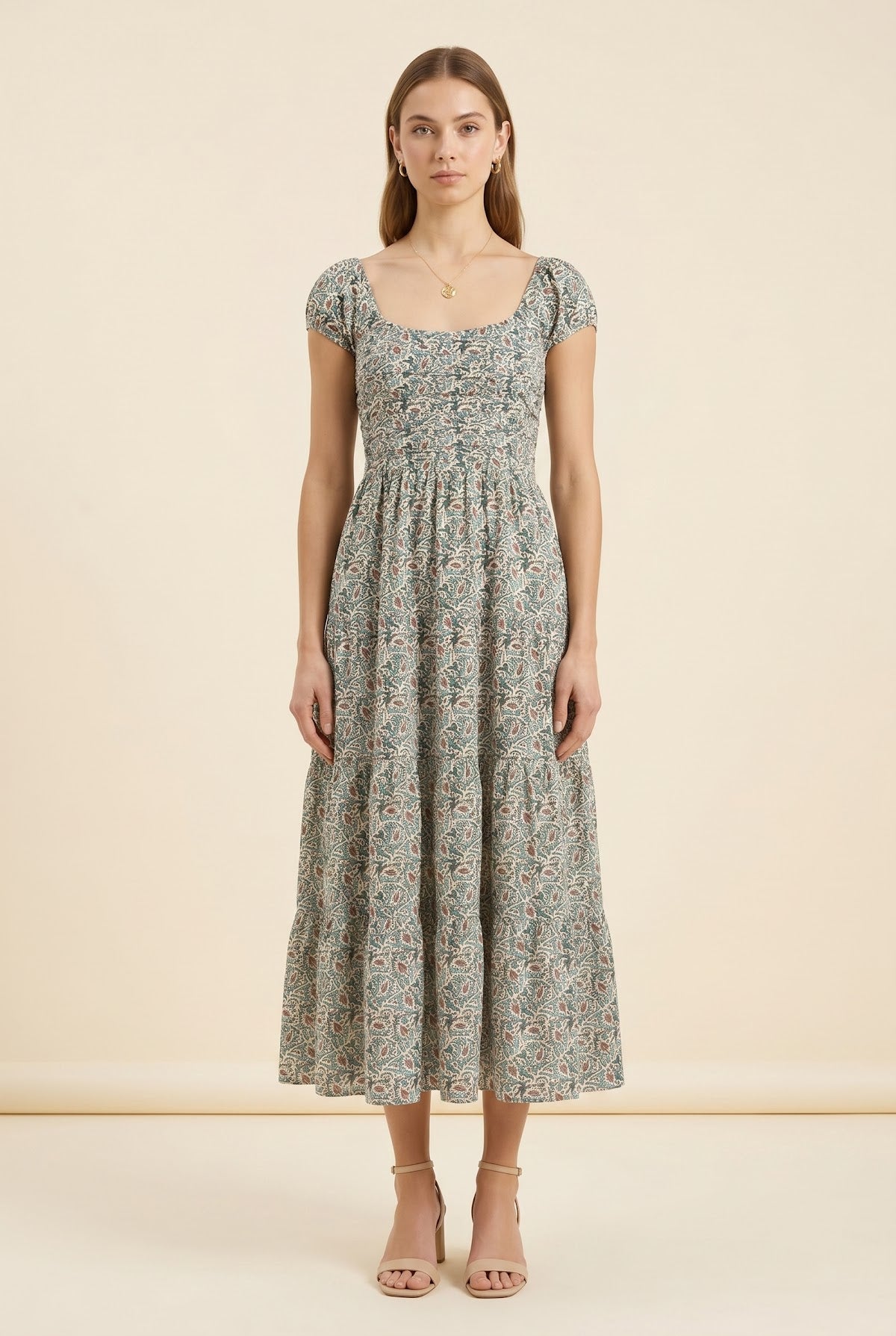 Marchella Printed Cotton-Blend Midi - view 3