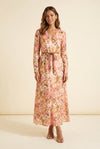 Floral-Print Linen Maxi - view 3