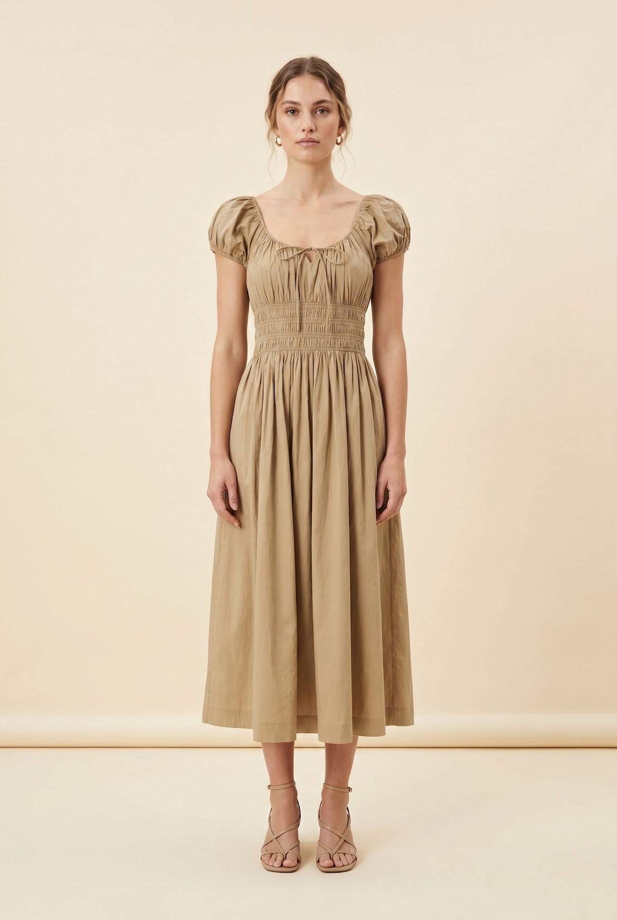 Quinn Cotton-Poplin Midi - view 2