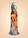 Salpicon Long Silk Dress