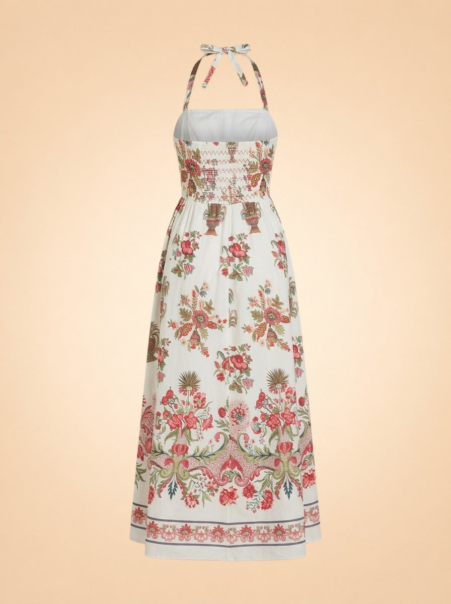 Johanna Chintz Floral-Print Maxi Dress by Emporio Sirenuse