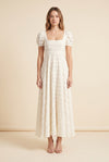 Ryan Catalina Lace Maxi Dress — on model