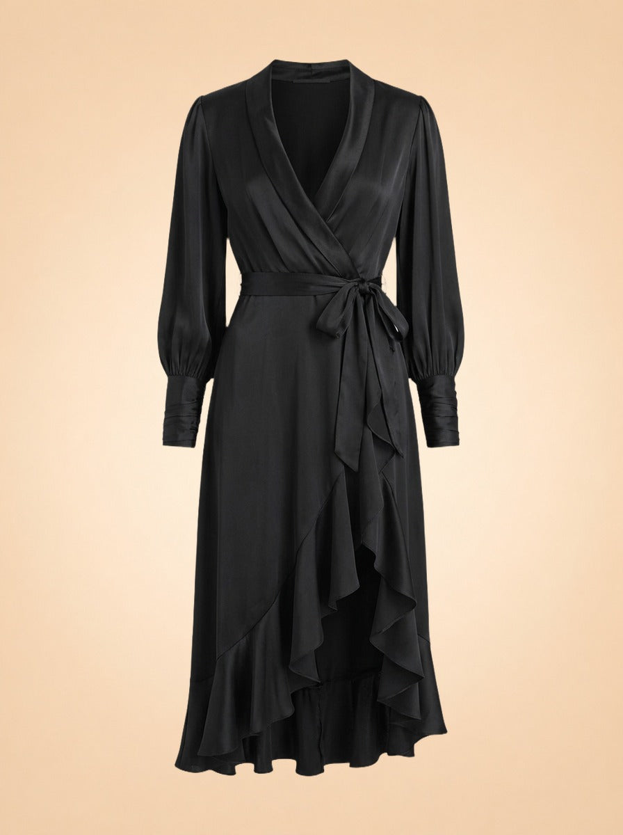 Silk Mini Wrap Dress by Zimmermann
