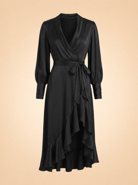 Silk Mini Wrap Dress by Zimmermann