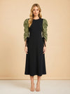 Black Juliet Printed Maxi Dress by Hyacinth House