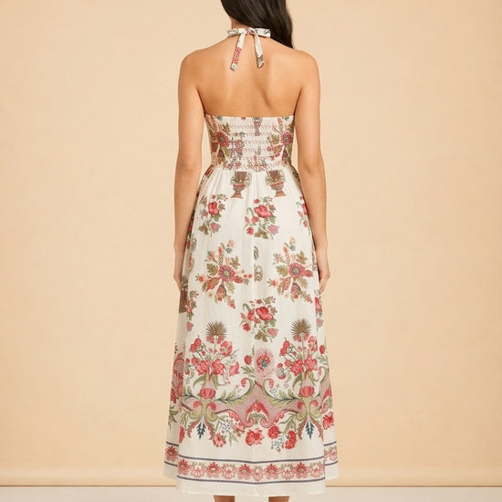 Johanna Chintz Floral-Print Maxi Dress by Emporio Sirenuse