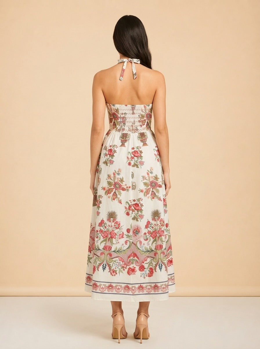 Johanna Chintz Floral-Print Maxi Dress by Emporio Sirenuse