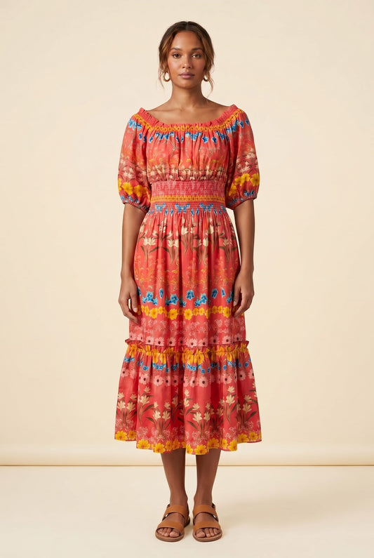 Mimi Off-The-Shoulder Floral - view 3
