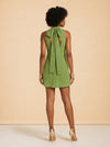 Albee Tie-Neck Mini Dress by Staud