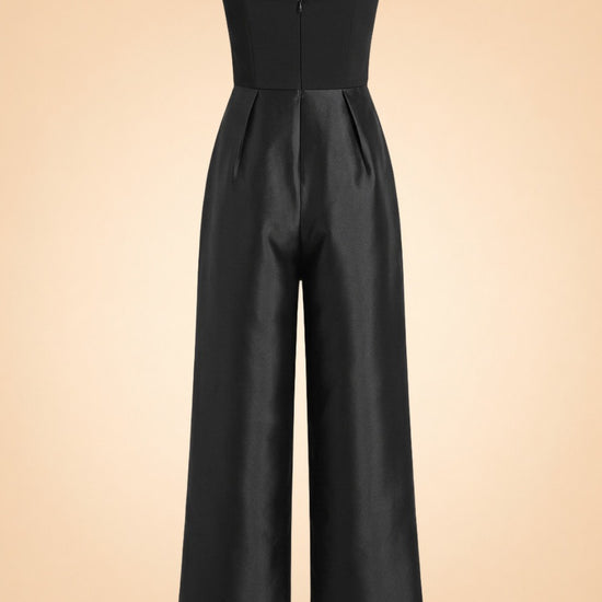Alden Jumpsuit in Twill & Crepe by Solace London