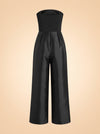 Alden Jumpsuit in Twill & Crepe by Solace London