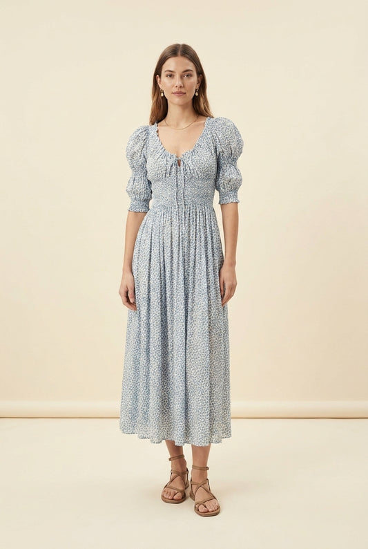 Ischia Bluebell Hillside Dress - view 2