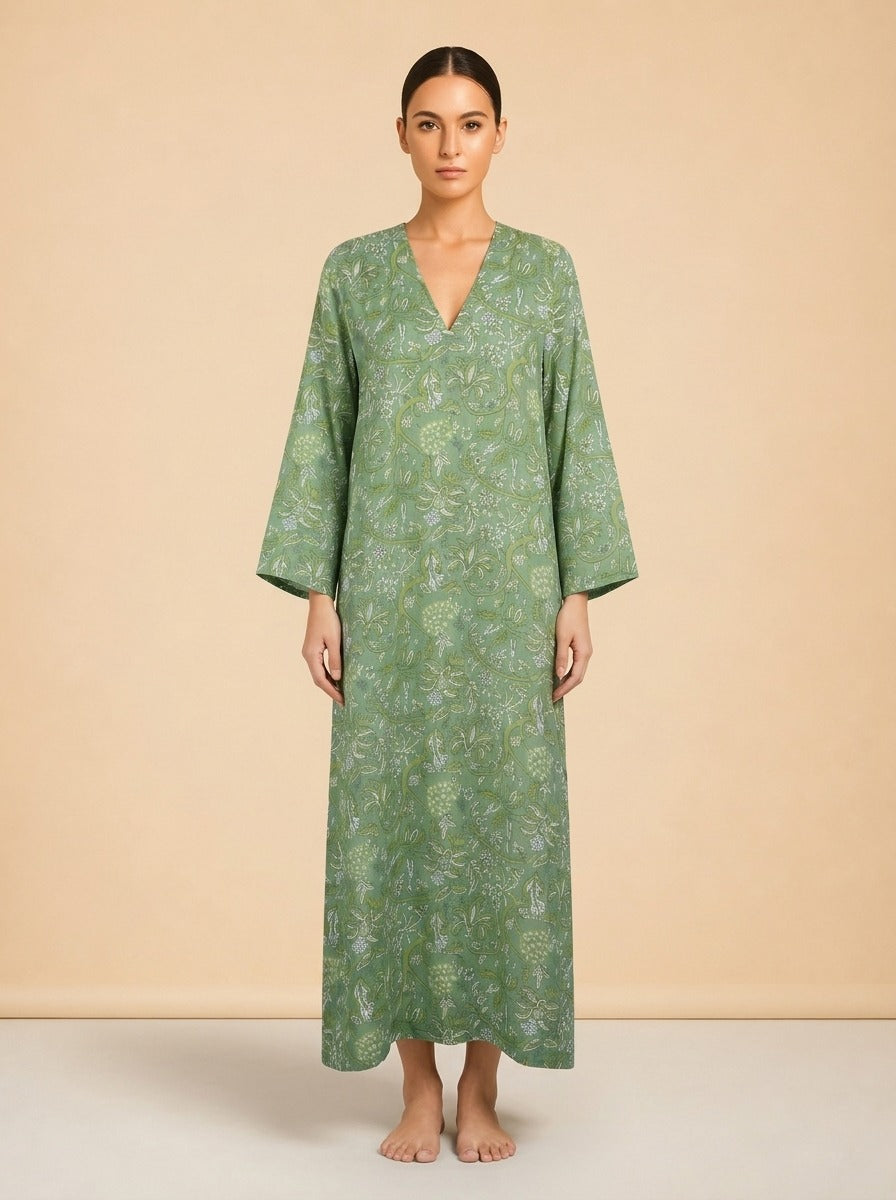 Fernando Citrus Maxi Dress by Hannah Leandro
