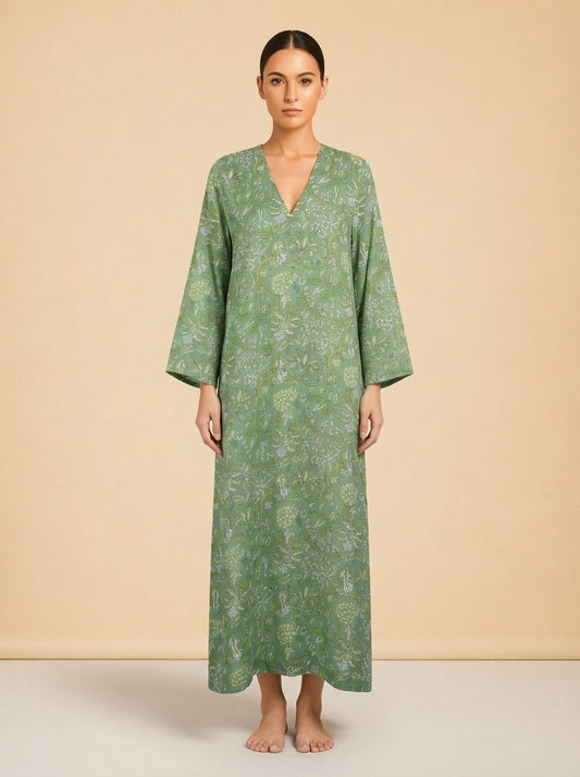 Fernando Citrus Maxi Dress by Hannah Leandro