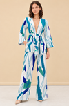 Leer Pants & Mini Kimono Set - Costa Blu