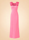 Lilly Pulitzer Pink Sweetheart Maxi Gown Aamira Maxi Dress size 0 ghost_front