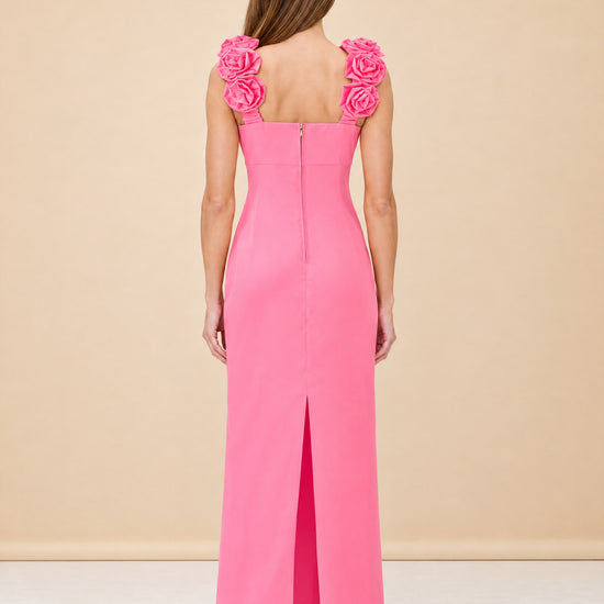 Lilly Pulitzer Pink Sweetheart Maxi Gown Aamira Maxi Dress size 0 model_back