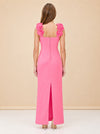 Lilly Pulitzer Pink Sweetheart Maxi Gown Aamira Maxi Dress size 0 model_back