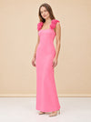 Lilly Pulitzer Pink Sweetheart Maxi Gown Aamira Maxi Dress size 0 model_front_3