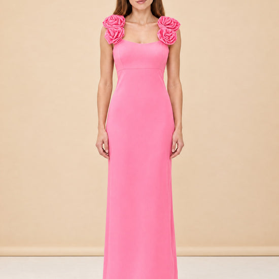 Lilly Pulitzer Pink Sweetheart Maxi Gown Aamira Maxi Dress size 0 model_front