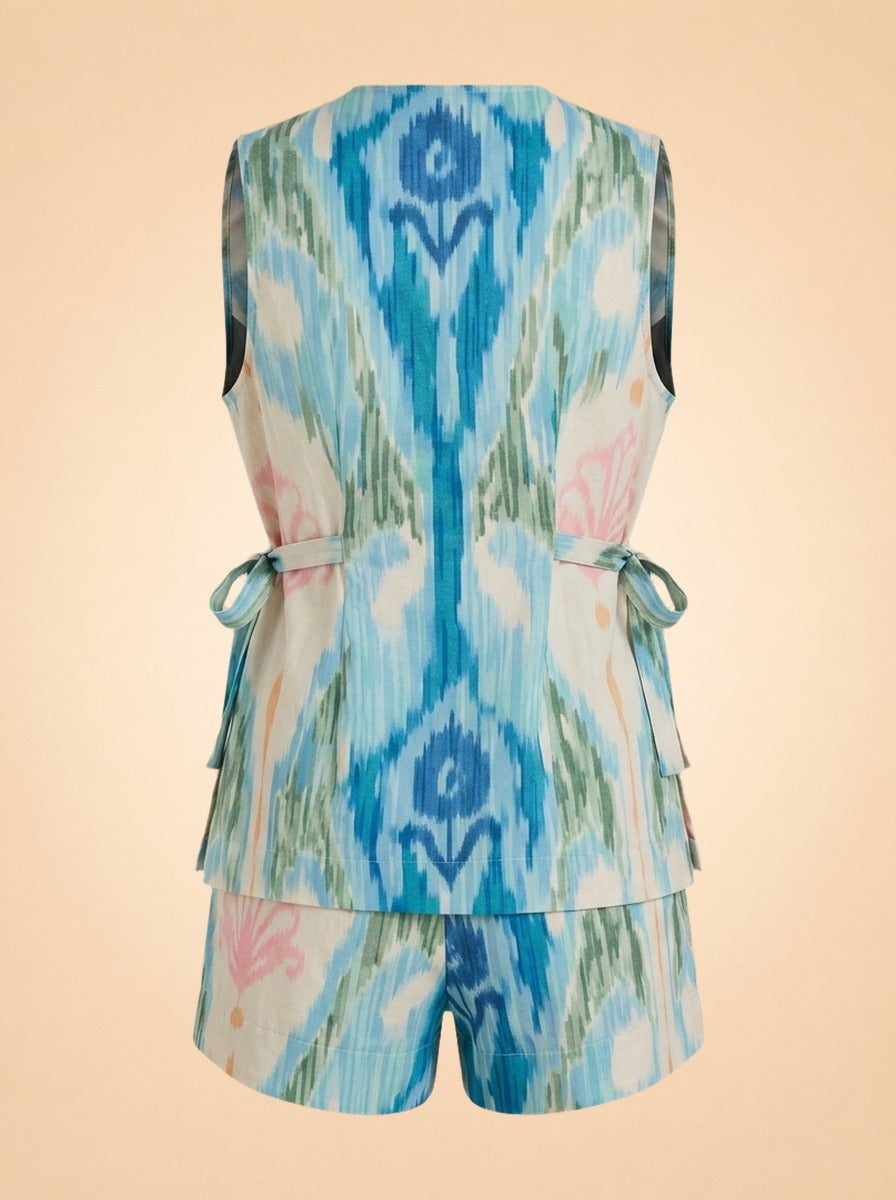 Alexa Top/Tasha Short Set ghost_back