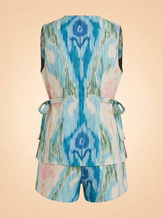 Alexa Top/Tasha Short Set ghost_back
