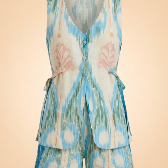 Alexa Top/Tasha Short Set ghost_front