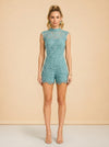 Alexis blue romper model_front