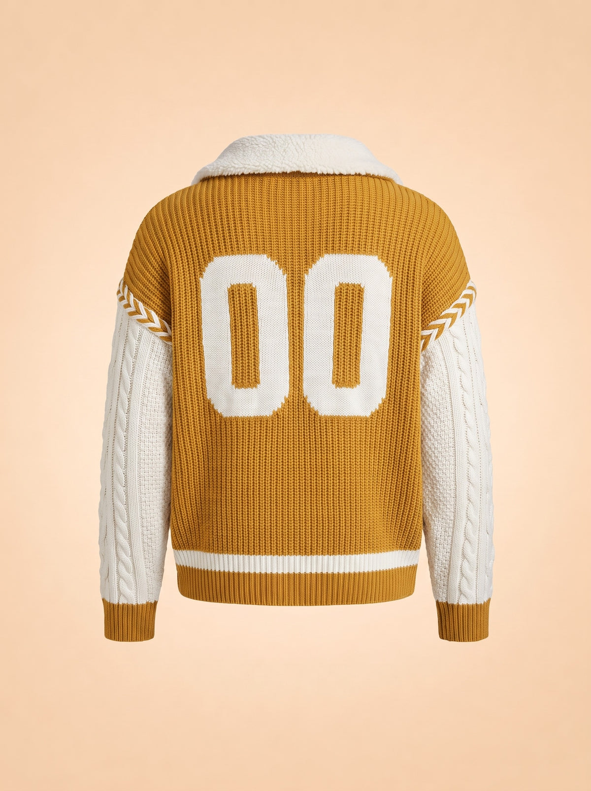 All-Star Gold Varsity Sweater ghost_back