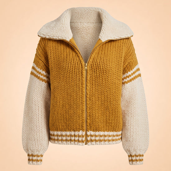 All-Star Gold Varsity Sweater ghost_front