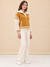 All-Star Gold Varsity Sweater model_front_2