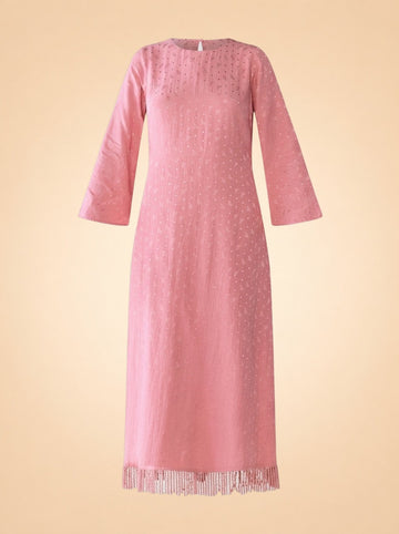 ARIANA DRESS IN RASPBERRY ghost_front