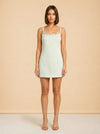 Barton Dress – Light Seaglass model_front
