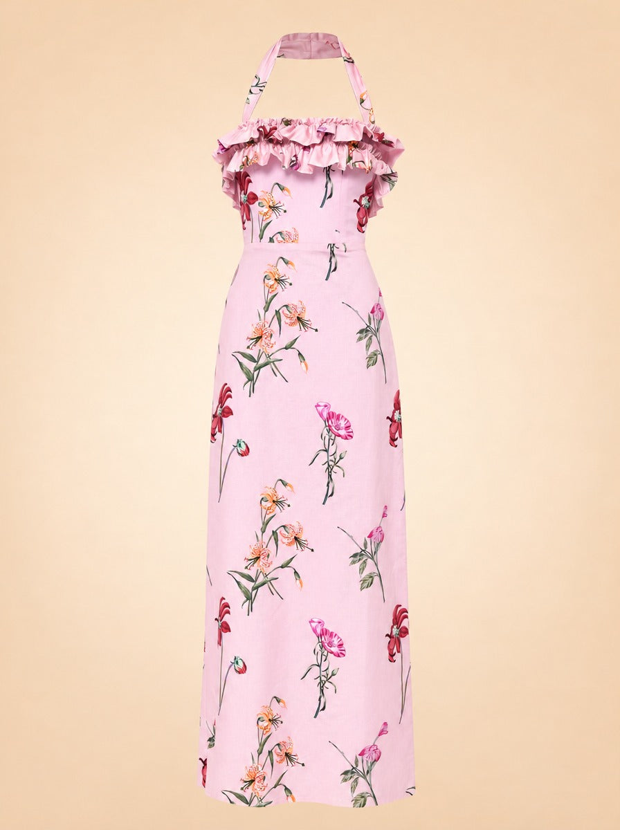 Isla & White Beatrice dress (m) ghost_front