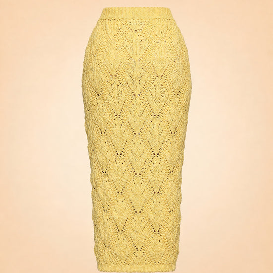 Beck Knit Skirt ghost_back