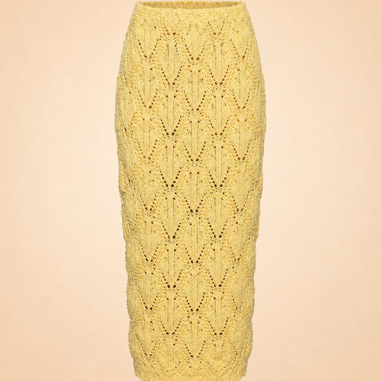 Beck Knit Skirt ghost_front