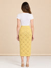 Beck Knit Skirt model_back