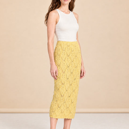 Beck Knit Skirt model_front_2